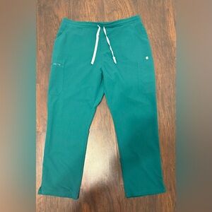 FIGS Women’s Hunter Green Yola Skinny Scrub Pants